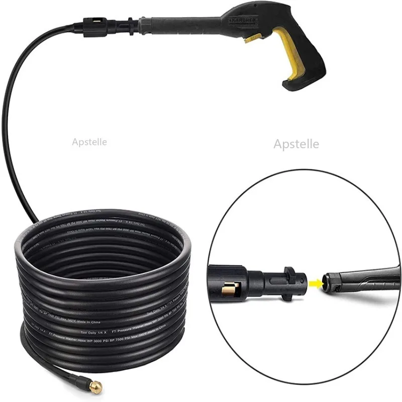 

Hose Pipe Cleaner For Karcher - K LAVOR High Pressure Sewer Drain Cleaning Universal Conversion Adapter Washer Sewer Jetter Kit