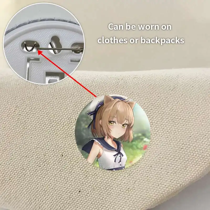 Мягкая брошь-значок с изображением Льва в стиле аниме