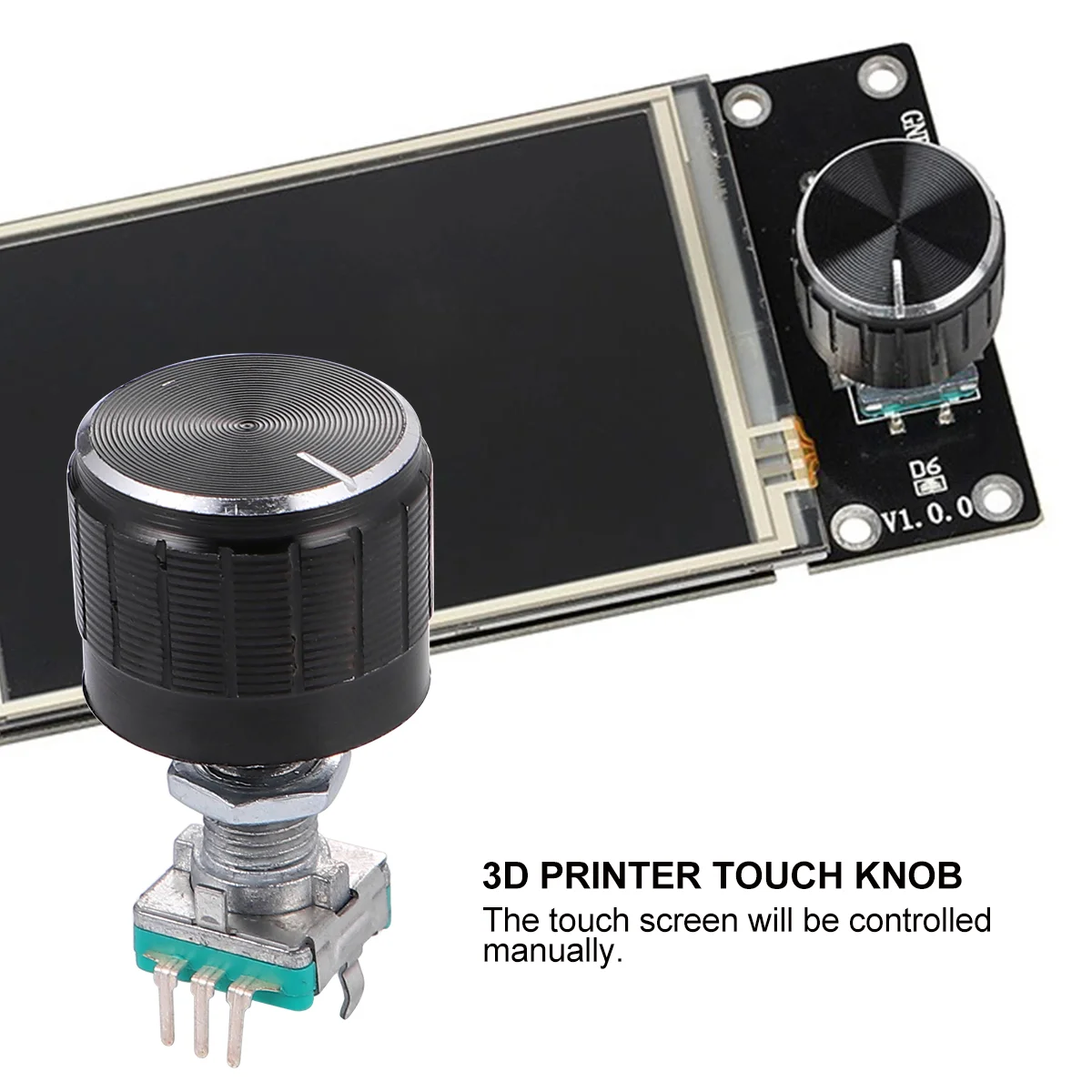 

2pcs 3.5 Inch Display 3D Printer Use Switch Module Touch Operate Touchable Module Rotary Screen Knob Manual Replaceable