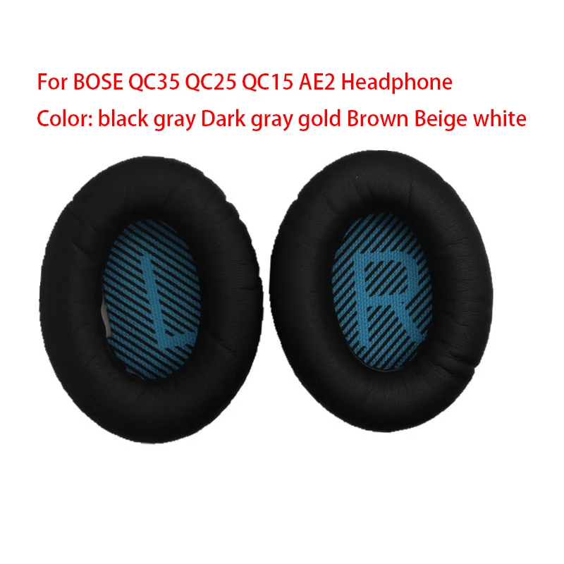 

For Bose QC35 Headphone Replacement Earpads Fits QuietComfort 35/35ii/QC2/QC15/QC25/ AE2/AE2i/AE2w/SoundTrue/SoundLink Headphone