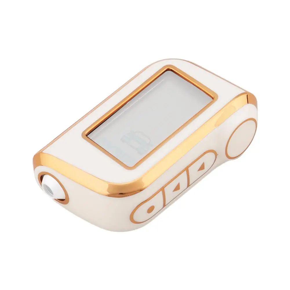 Чехол для автомобильного ключа из ТПУ Starline A93 русская версия двусторонняя