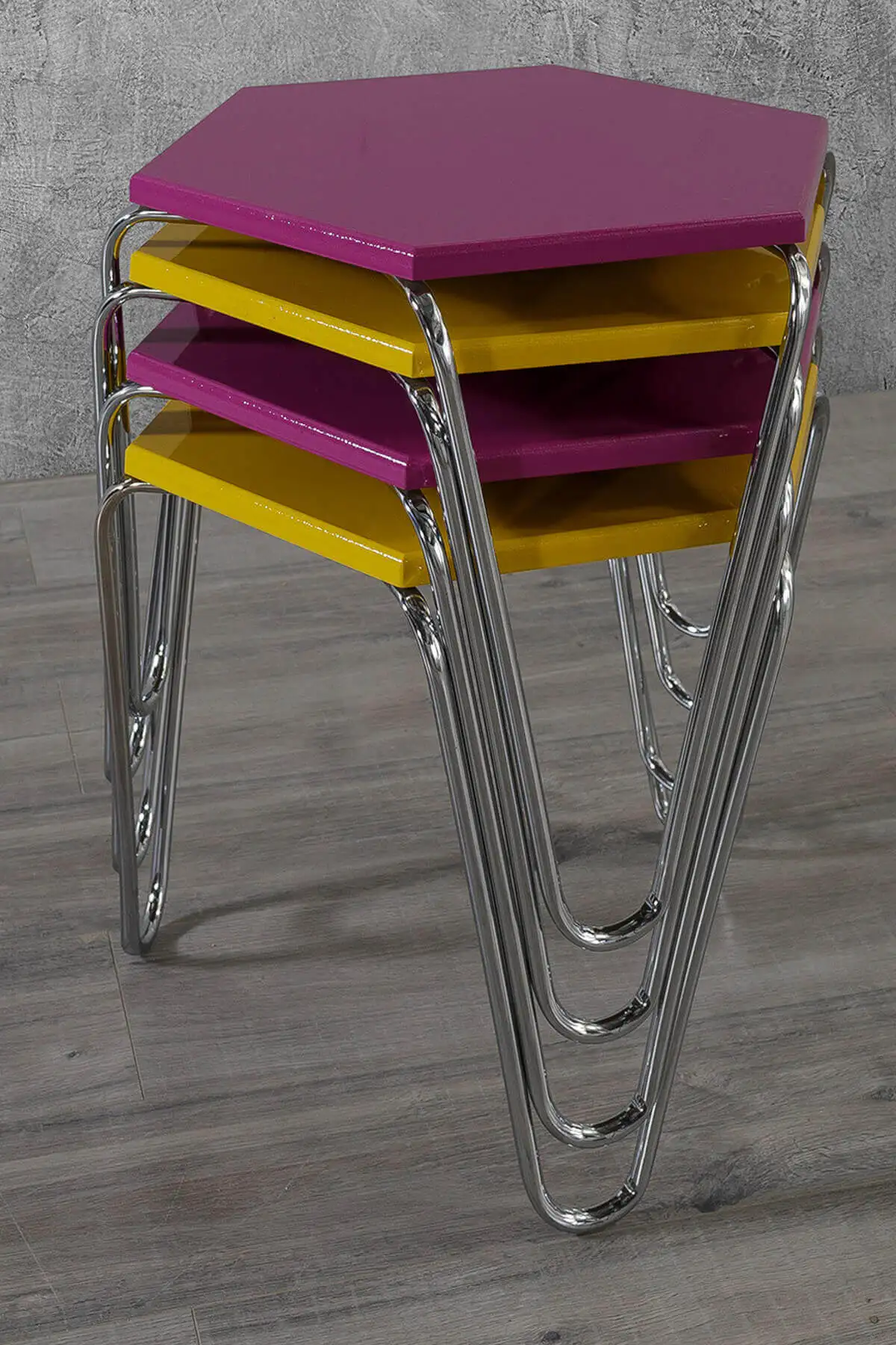 

Modern 4 Pcs Pyramid Zigon coffee table coffee tables table basse furniture living room table