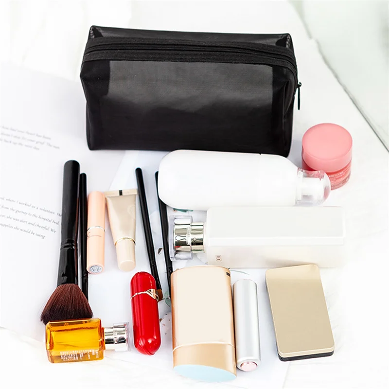 

Женская прозрачная косметичка, дорожный Многофункциональный косметический Органайзер на молнии для косметики, Сумка Для Хранения Туалетных Принадлежностей