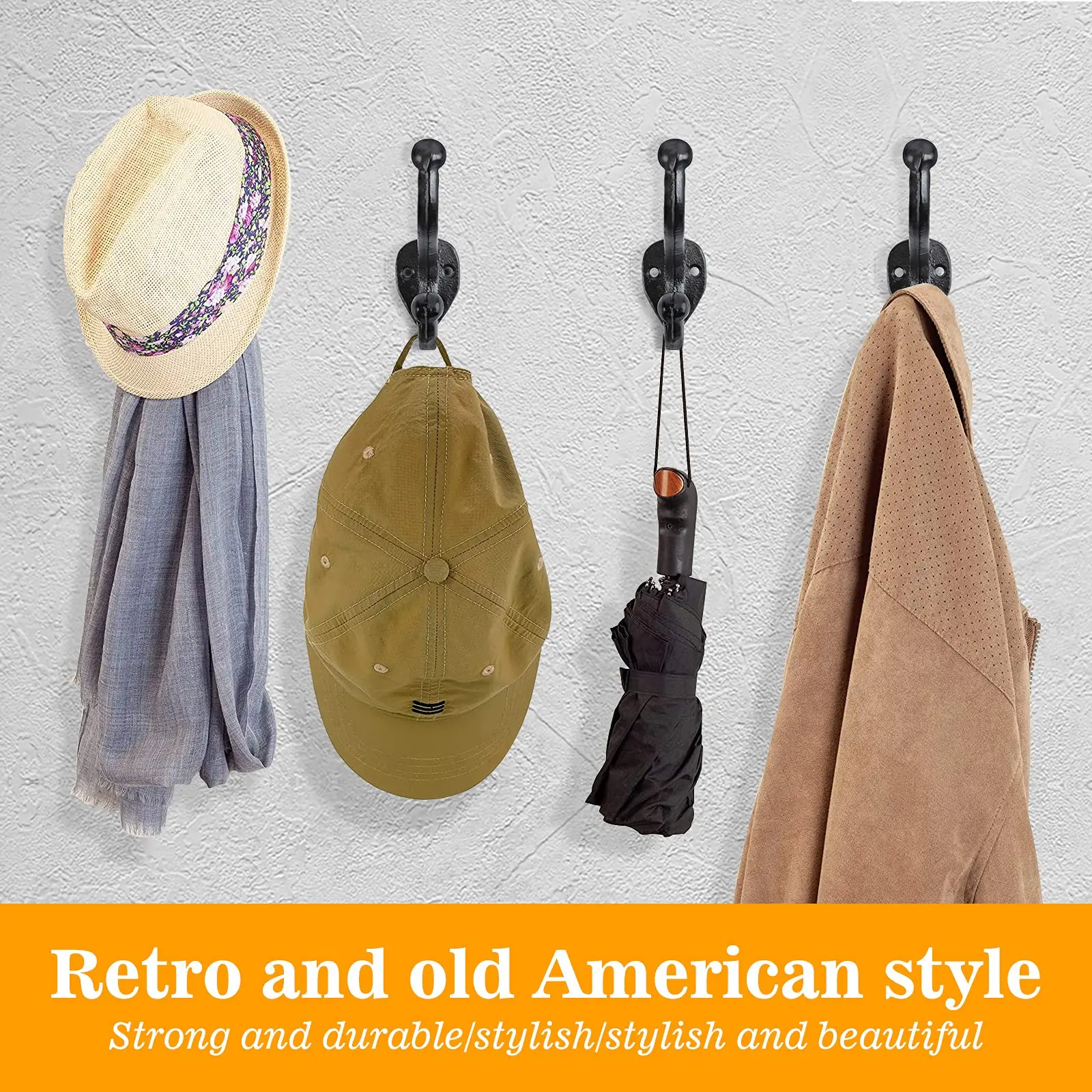 4 Упаковки Винтажные Антикварные Металлические Настенные Крючки Для Мебели