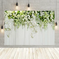 mehofond photography background wedding ceremony for bridal shower portrait green floral leaves backdrop photo studio photobooth