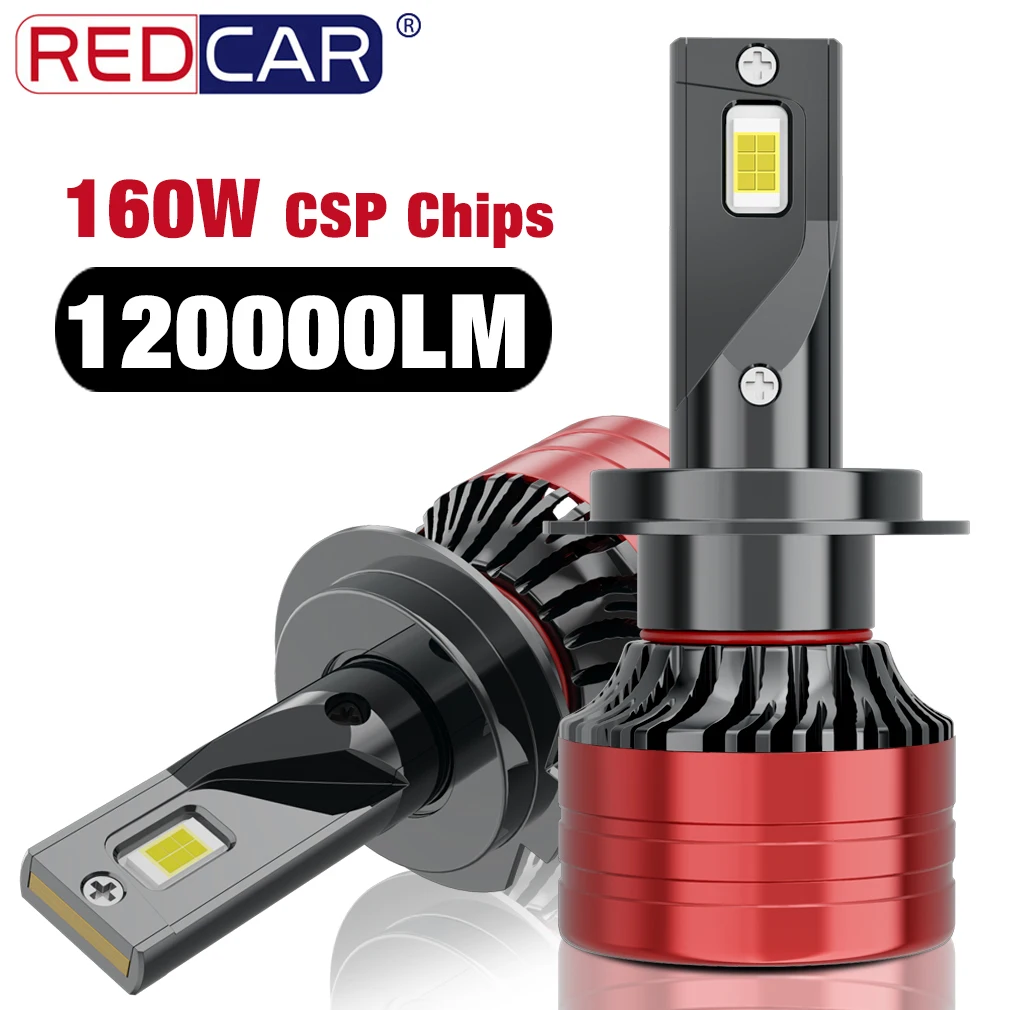 

H4 LED Headlight 120000LM H7 H1 H3 H11 H8 H9 9005 9006 HB3 HB4 CSP Chip LED 9012 5202 9004 9007 H13 H27 880 881 Turbo Lampada