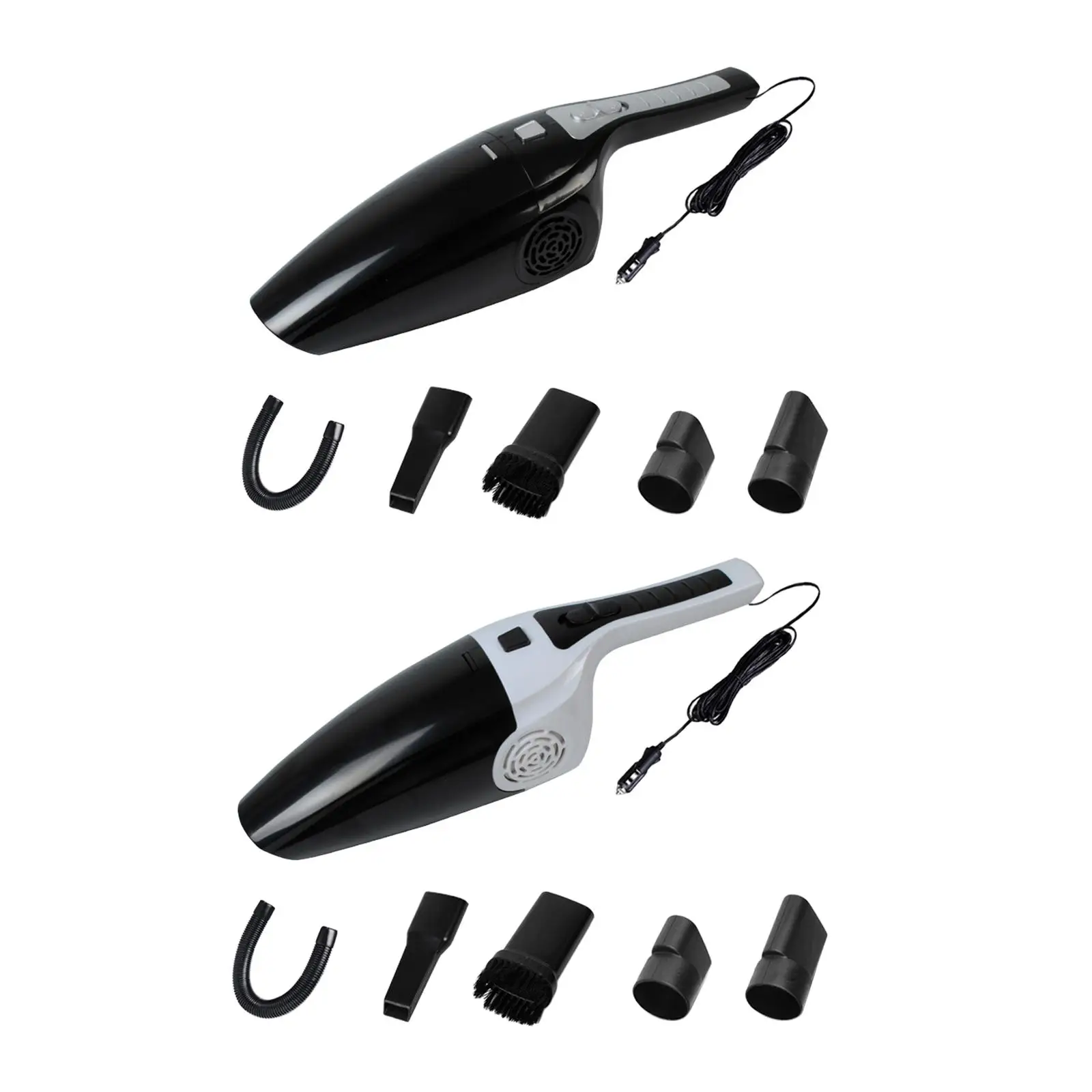 

12V Wired Car Vacuum Cleaner Small Corded 16 ft Cord Strong Suction Auto