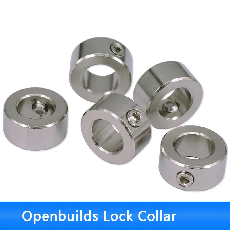 

5/10Pcs 8mm T8 Openbuilds Lock Collar T8 Lead Screw Lock Ring Stainless Steel Isolation for 3D Printer Accessories