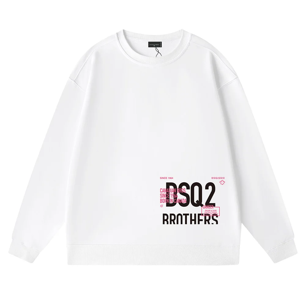 

DSQ2 DSQ Brand Casual Fashion Cotton Classic Letter Printing DSQICON2 ICON Couple Unisex Street Fashion Casual Boyfriend Gift