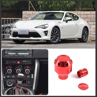 redsilver for toyota 86 for subaru brz 2012 20 car styling aluminum alloy car gear shift knob shifter lever car accessories