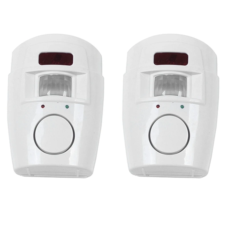 

2X Home Security Alarm System Wireless Detector +4X Remote Controllers Pir Infrared Motion Sensor Wireless Alarm Monitor