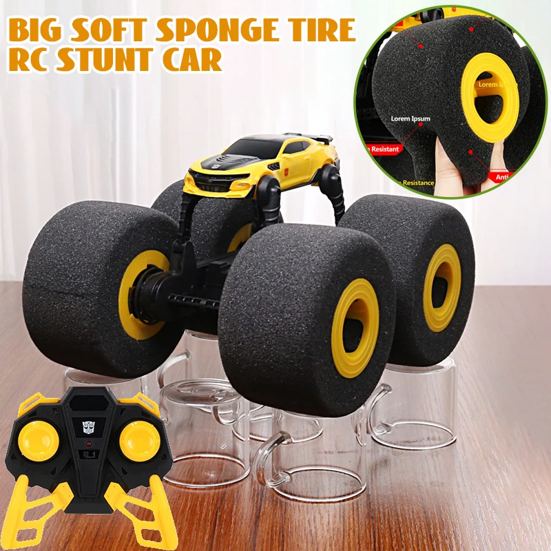 

Радиоуправляемая машинка с мягкими губчатыми шинами, трюковые дрифтеры, автомобили с дистанционным управлением, игрушки для помещений, Противоударная электрическая багги, игрушки для мальчиков, детские подарки
