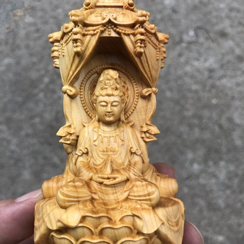 

Скалы, ципарис, резьба по дереву, западные тройные священные фигурки, украшения Будды, фигурка артефакт Avalokitesvara, украшение для стола