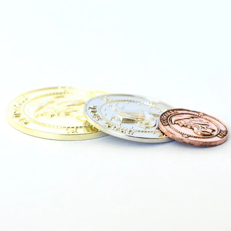 3 шт./компл. банка Харрис Гринготтс Волшебный мир Золотые монеты Галлон Коллекция