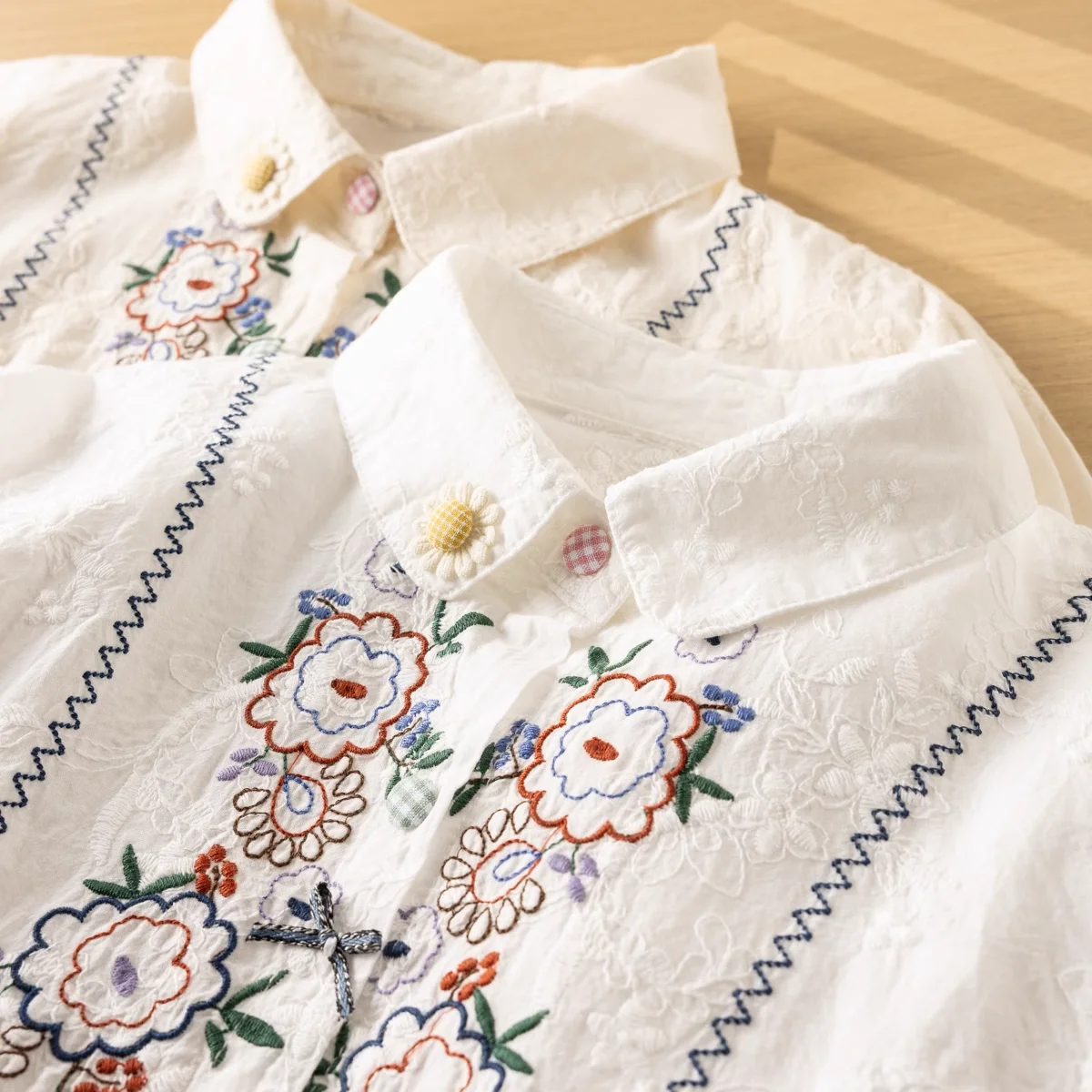 Хлопковая блузка Y2K цветочным принтом