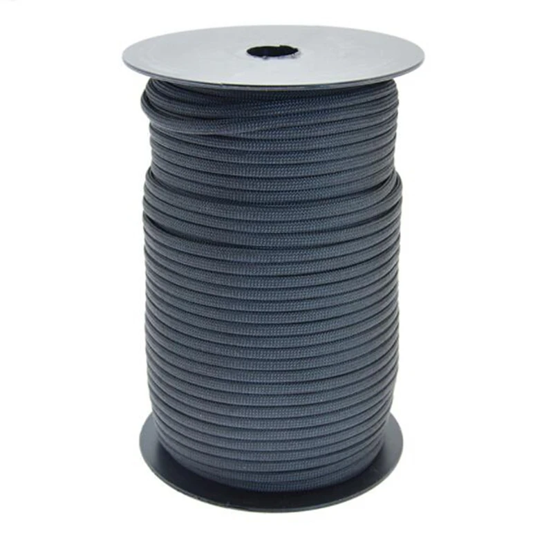 

New-100M Tent Rope 650 LBS 9Core Paracord Rope 4Mm Outdoor Parachute Cord Camping Survival Lanyard