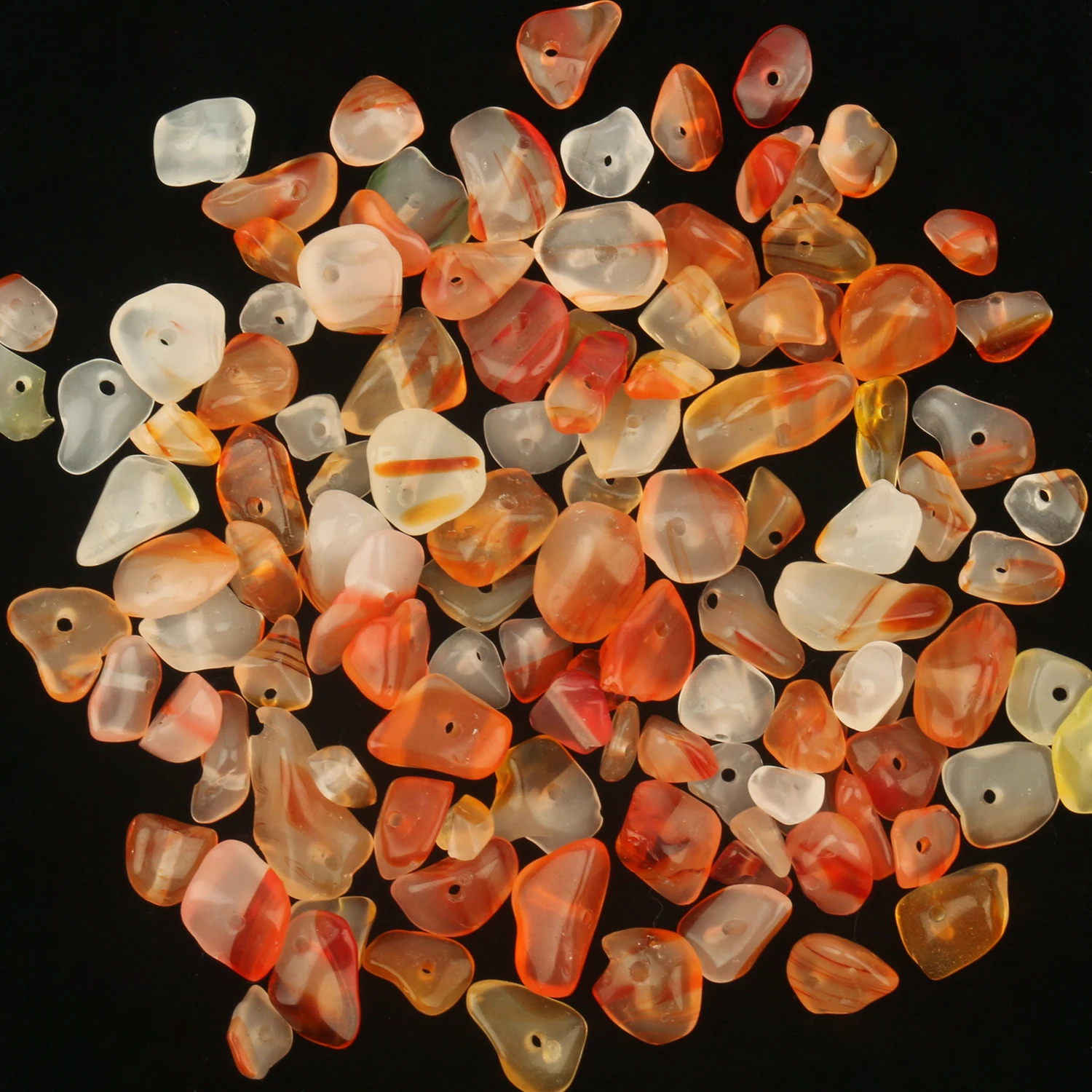 Бусины из натурального красного агата сердолика гравия 3-8 мм 16 дюймов