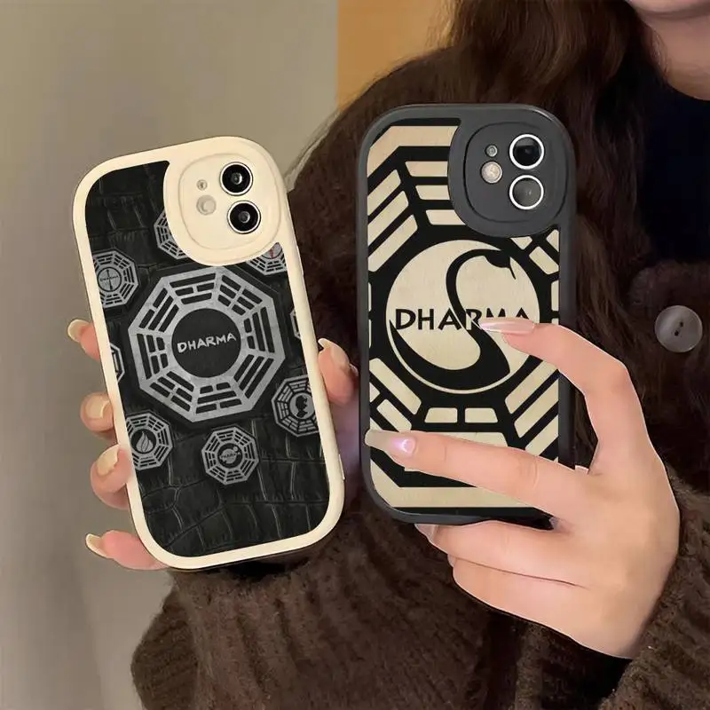 

lost tv dharma initiative logo Phone Case Hard Leather for iPhone 13 12 Mini 11 14 Pro Max Xs X Xr 7 8 Plus 6 6s Se 2022 Cover