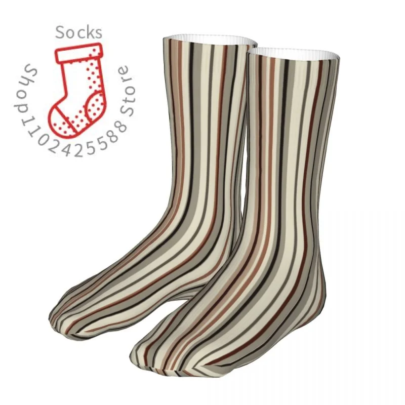 

Men Sport Neutral Multicolor Stripes Socks Cotton New Woman Socks