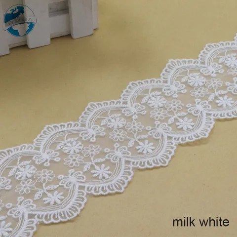 Французское кружево из хлопка шириной 7,5 см xinhang