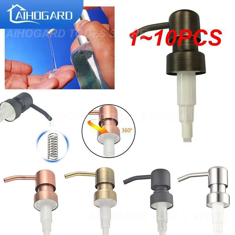 

Диспенсер для мыла и лосьона из нержавеющей стали, 1-10 шт.