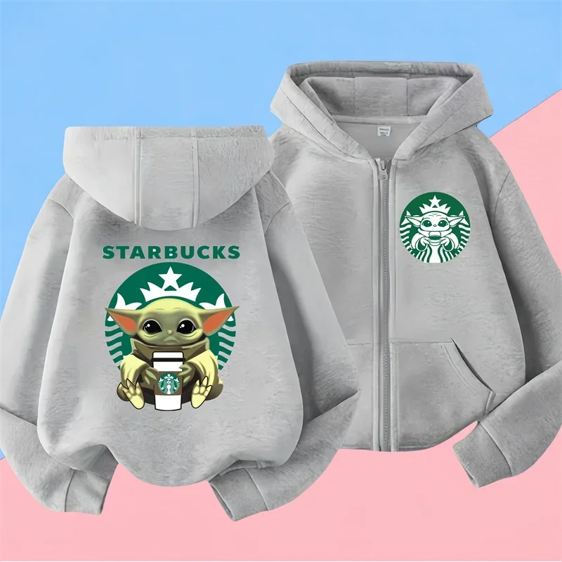 Толстовка с капюшоном на молнии героями мультфильмов