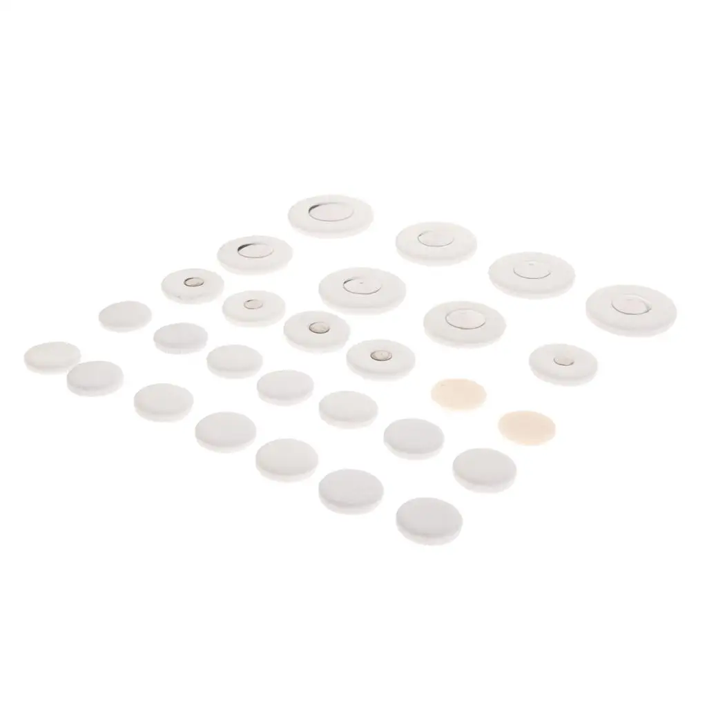 

28 Pcs Bb Clarinet Key Pads For Clarinet Replacement Parts Accessories