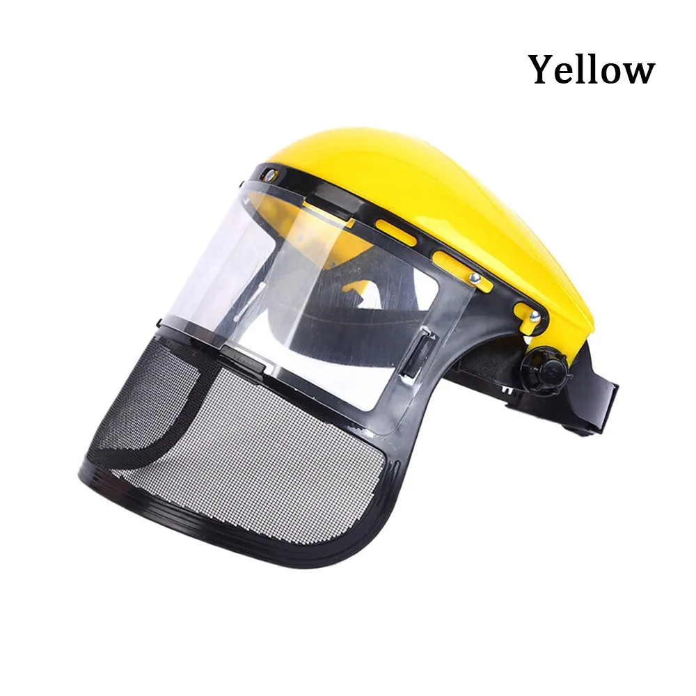 

1 шт. новая защитная маска от брызг травы, защита от пыли, защитная маска на голову, защита экрана лица, шляпа триммера для травы из ПВХ