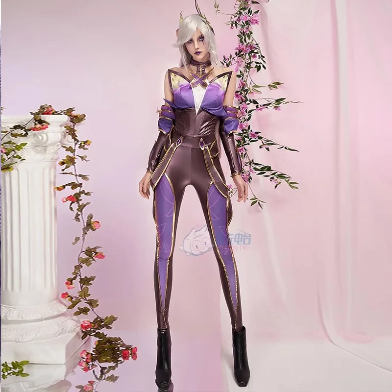 Женский кожаный костюм-комбинезон из игры Лига Легенд