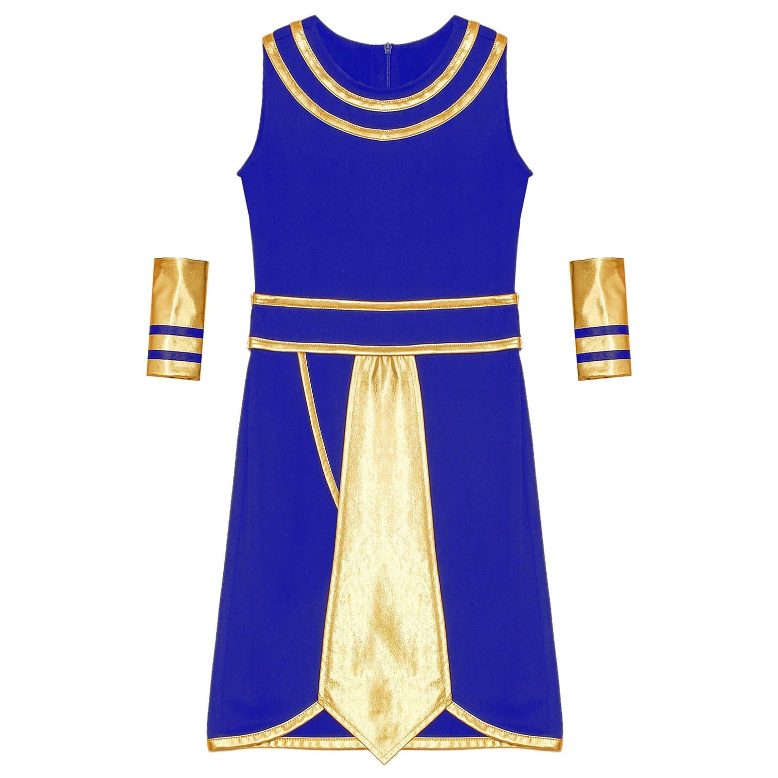 Костюм для косплея мальчиков на Хэллоуин древний египетский фараон принц костюм