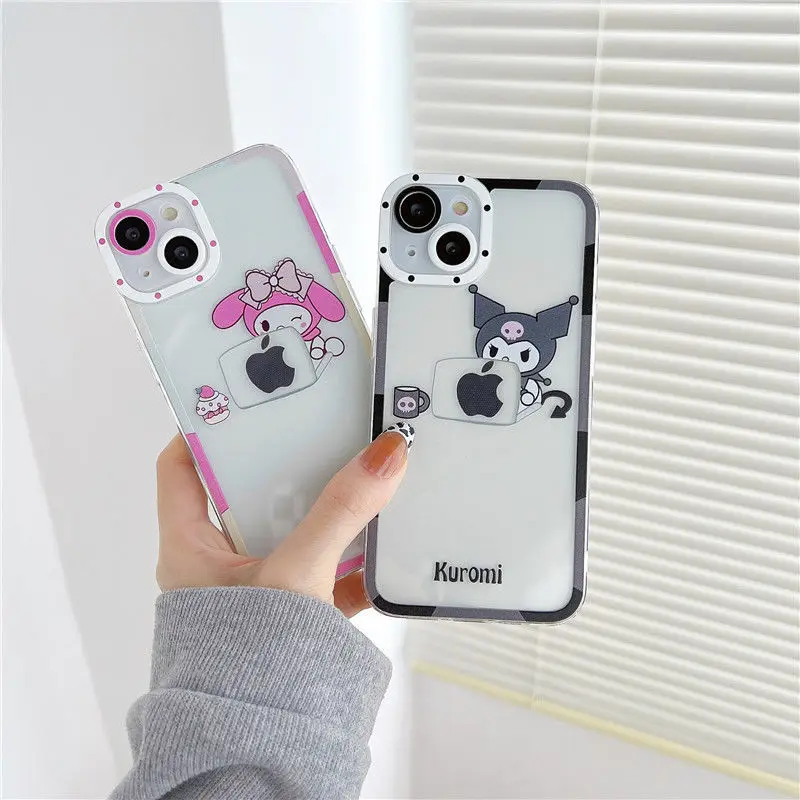 

Creative Funny Cartoon Kulome Melody Angel Eyes Silicon Phone Case For iPhone 7 8Plus XR Xs XsMax 11 12Mini 13 Pro Max Case