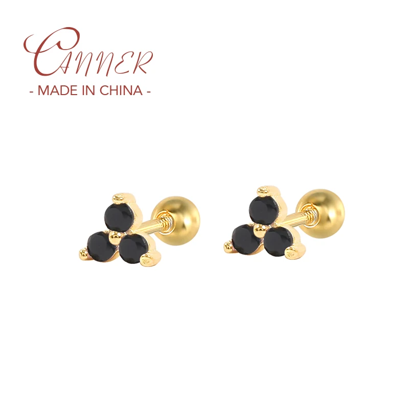 

Серьги-гвоздики для пирсинга женские из серебра 925 пробы, 2 шт.