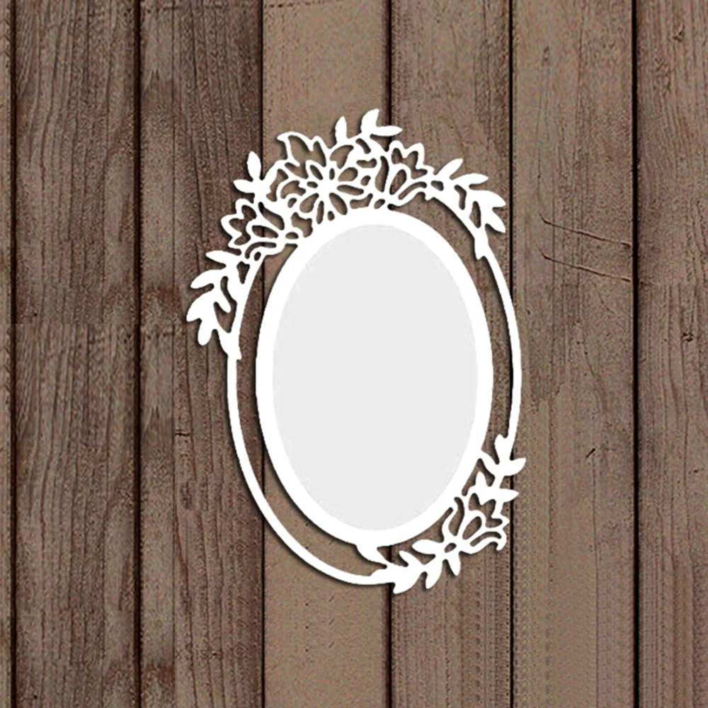 Кружевная овальная эллиптическая рамка металлические Вырубные штампы сделай