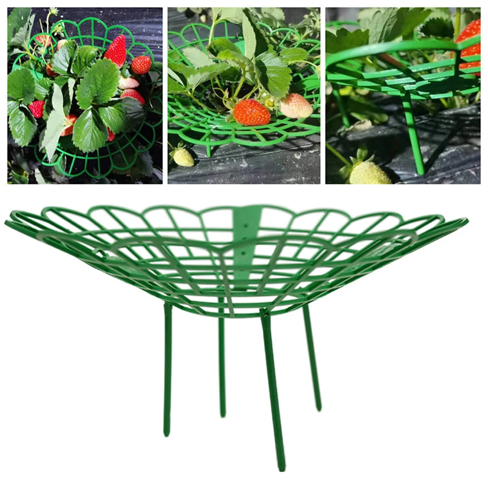 

Strawberry Stand Frame Holder Green Plant Rack Fruit Support Climbing Vine Gardening Stand Garden Tools