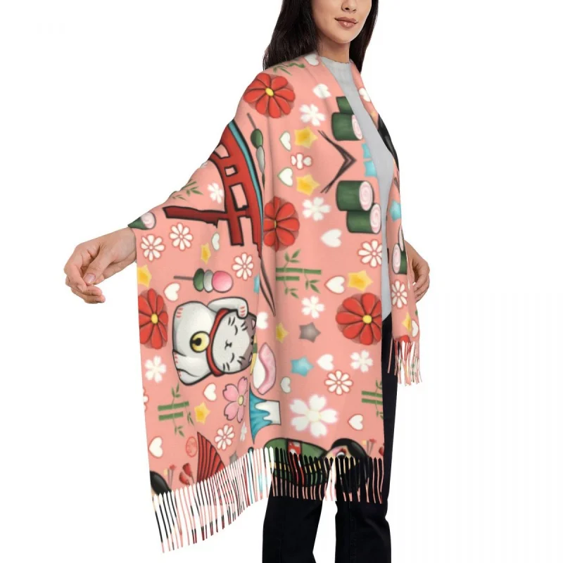 Рисунок 4 - Японские искусственные мягкие шарфы Geisha Kokeshi