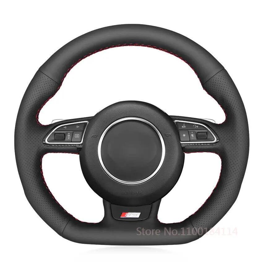

Нескользящая прочная кожаная задняя панель с ручной строчкой для Audi S1 S3 S4 S5 S6 S7 аксессуары для интерьера