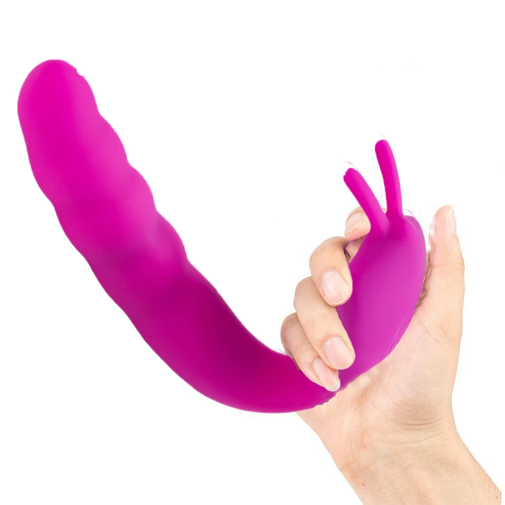 

Adult Strapless Strapon Dildo Vibrators G Spot Clitoris Stimulator Anal Lesbian Strap On Double Ended Dildos Sex Toys For Woman
