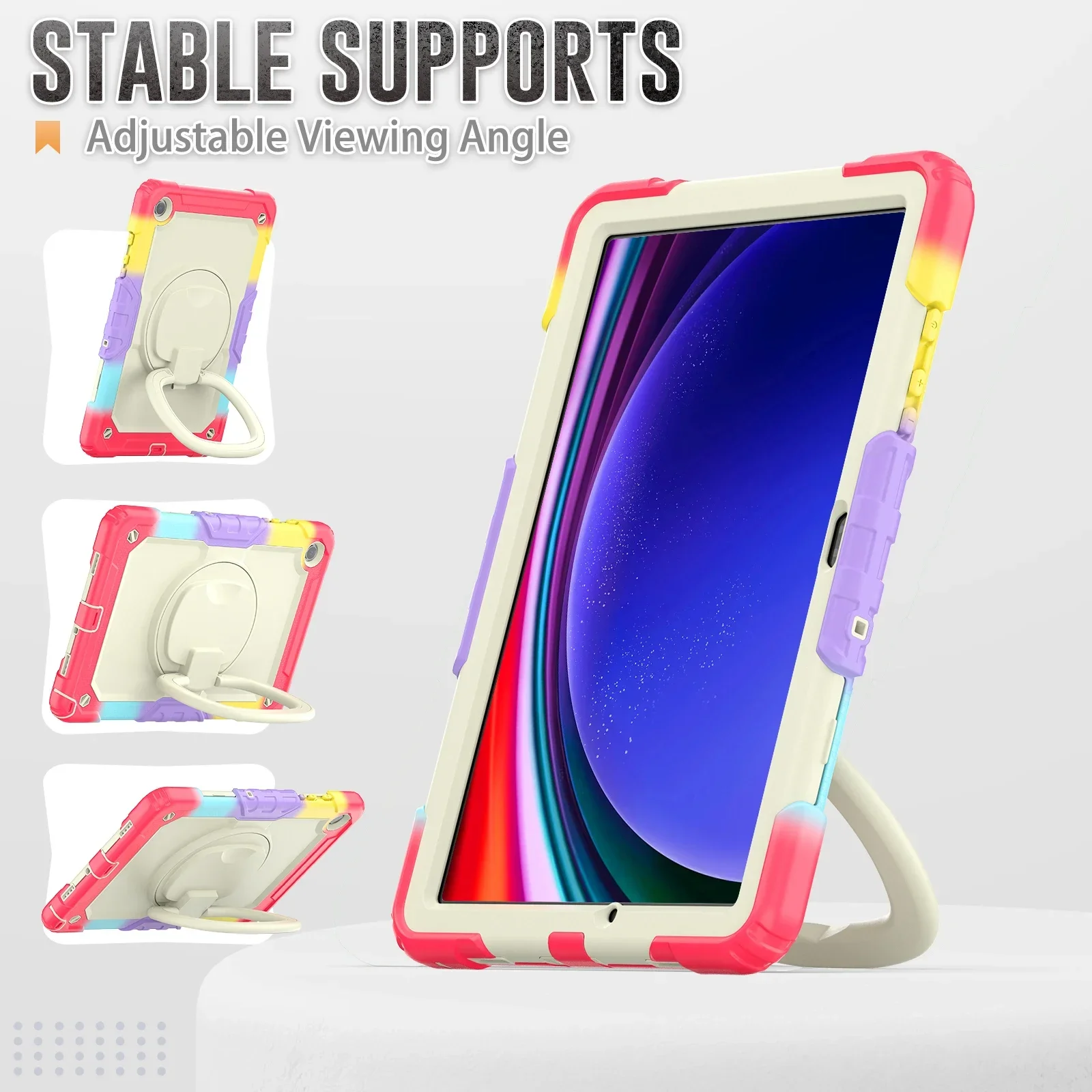 Вращающийся на 360° бронированный чехол для Samsung Galaxy Tab A9 SM-X110 X115 Plus SM-X210 SM-X216B