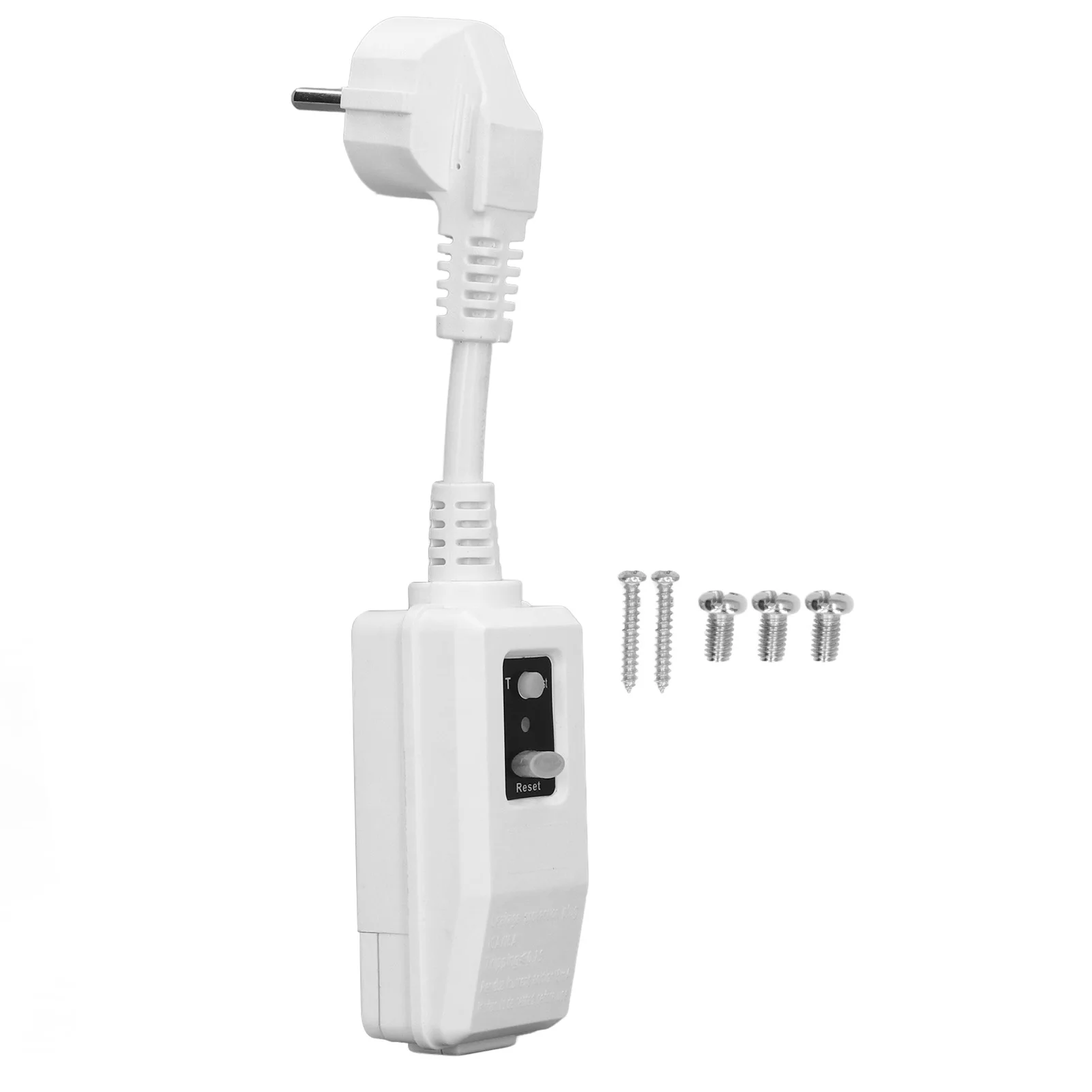 

Штепсельная Вилка для защиты от утечки с вилкой европейского стандарта, 100-250 В, с защитой от превышения стандарта 16 А, тип проводки для стиральной машины