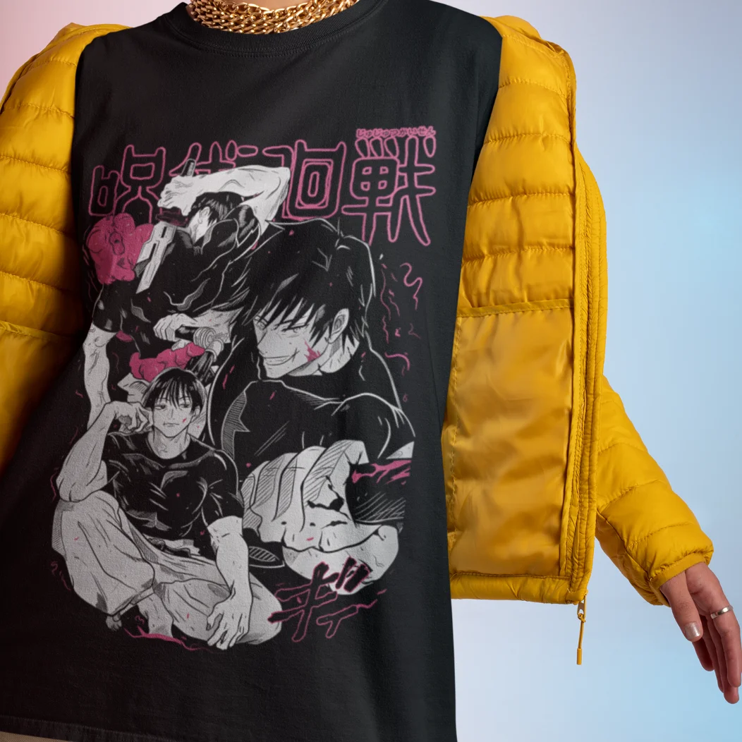 Юютсу касин годжо Сатору тофаси хигуро рубашка Sukuna футболка аниме Maki