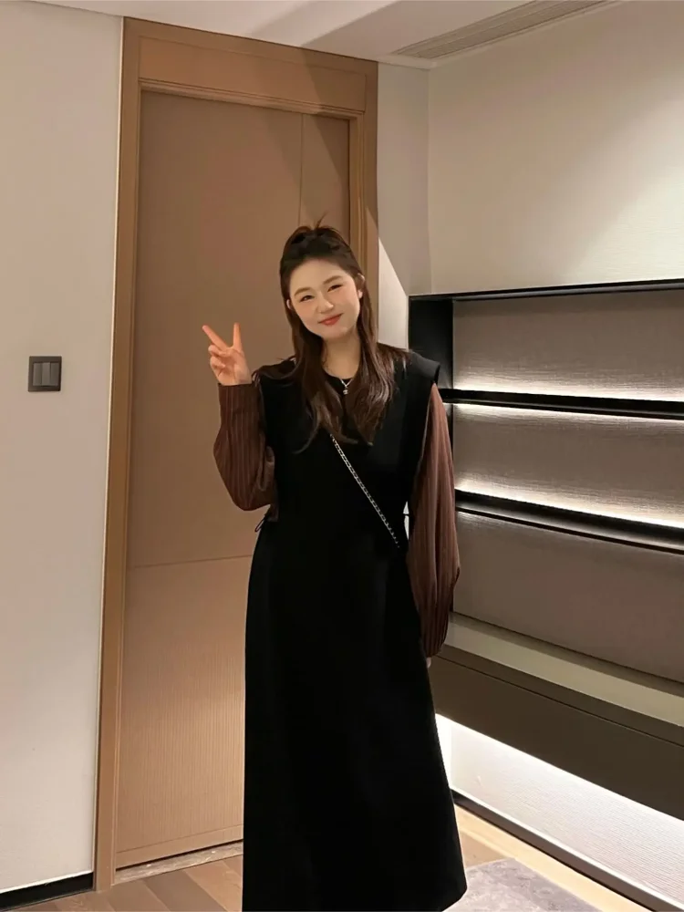 Nanshu Женская одежда больших размеров 2024 осень и зима новое повседневное