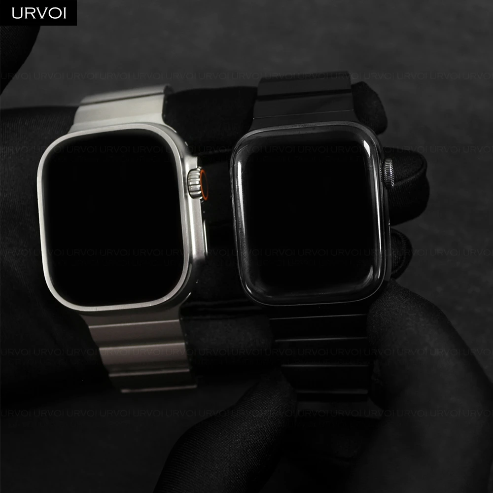 Титановый ремешок URVOI для Apple Watch