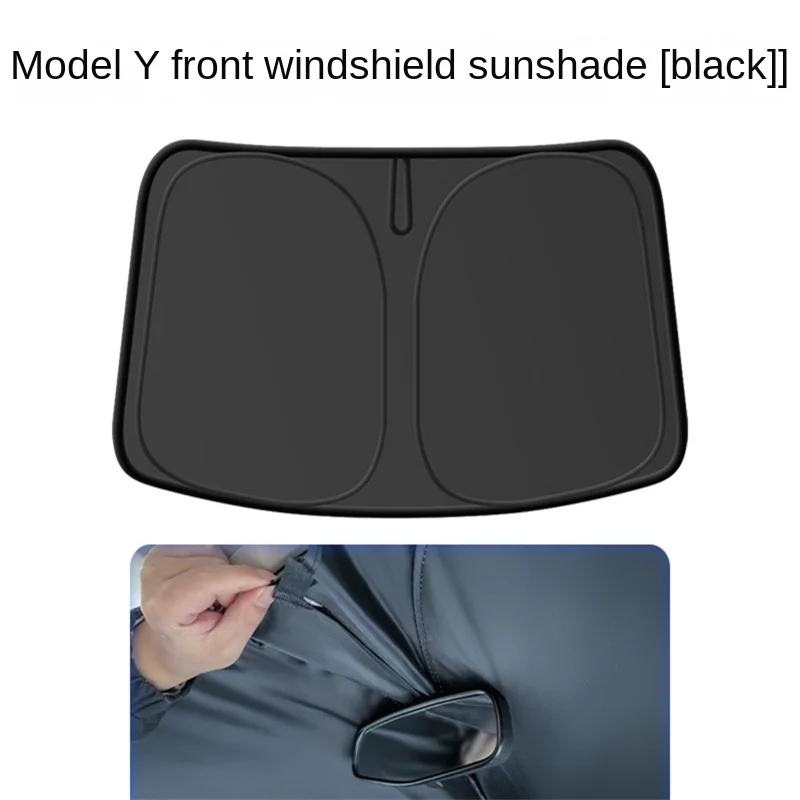 

Car Windshield Sun Shade Covers for Front Window Sunscreen Protectorl for Tesla Model Y Sunshade Accessories