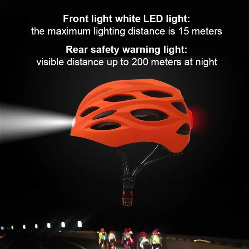 

Светильник шлем, ультралегкий электрический умный, с подсветкой, предупреждение