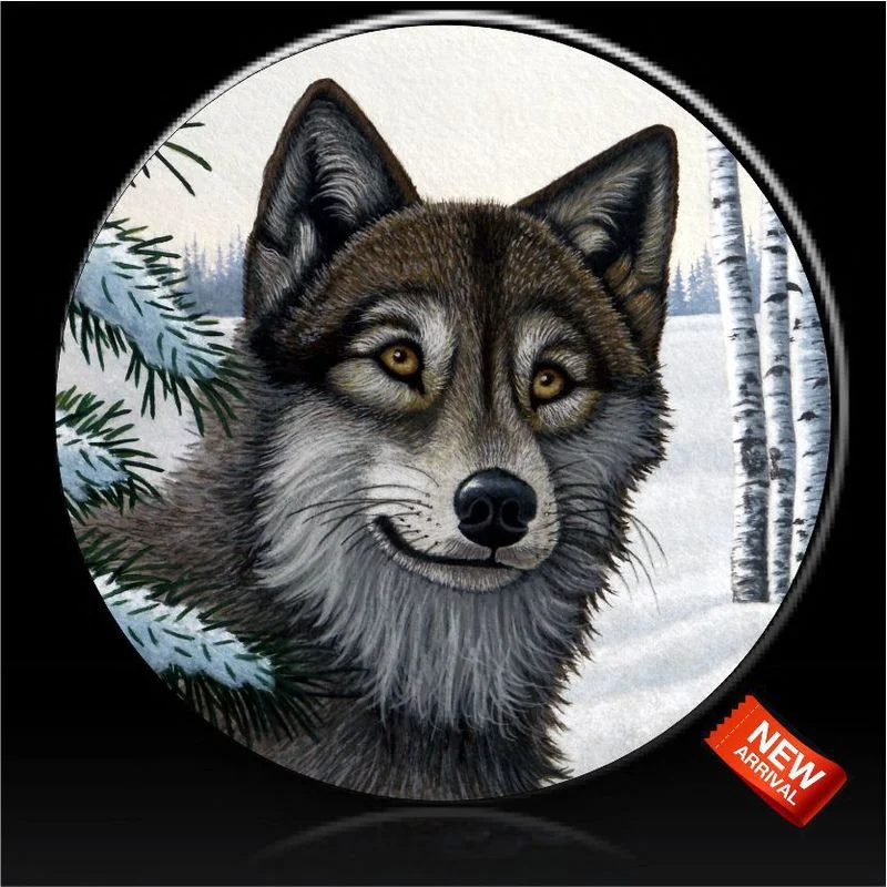 

Car Tire CoverWolf Unforgiven Spare Tire Cover Michael MatherlyCustom Made To Your Exact Tire Size