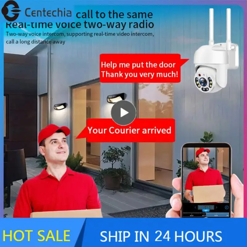 

Cctv Security Cameras Two Way Real-time Intercom Surveilance Cameras Ptz Ip Camera Waterproof Remote Monitoring Wifi Camera