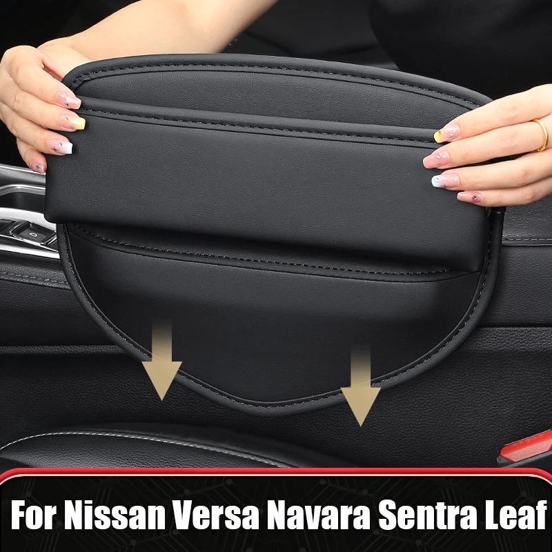 

For Nissan Kicks Versa Navara Sentra B15 B16 B17 B18 Leaf ZE0 ZE1 2007 - 2017 2018 2019 2020 2021 2022 2023 Crevice Storage Box