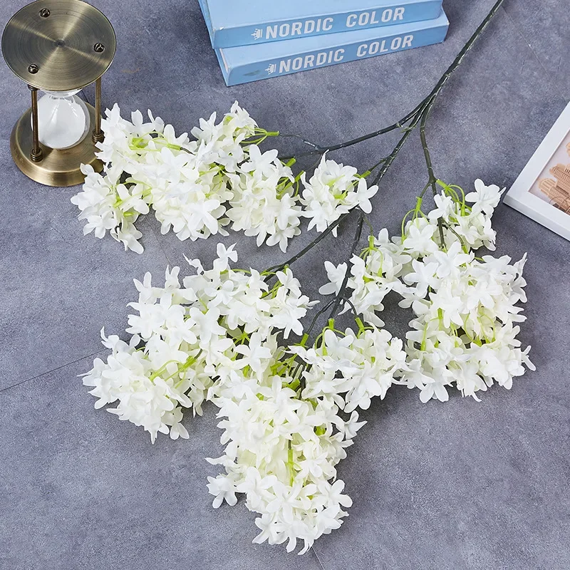 

Искусственный цветок вишни сиреневый 100 см