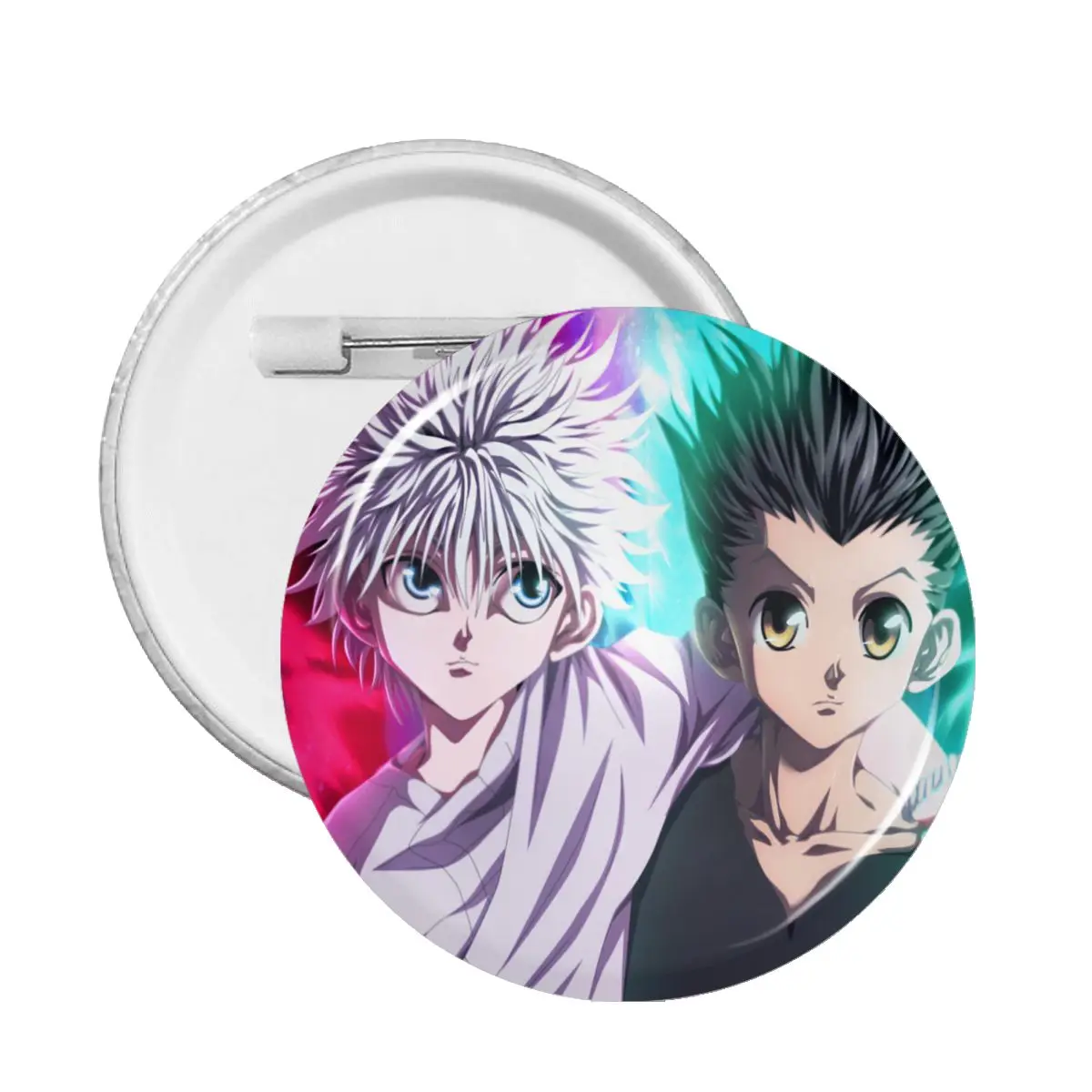 

PVC Gon And Killua Hunter X Hunter Badge Novelty Anime Accessories for Hat Japanese Anime Brooches Pins