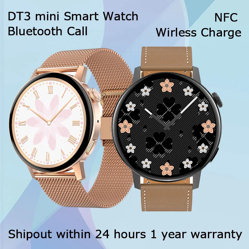 

Мужские Смарт-часы DT3 Mini с Bluetooth, Смарт-часы с вызовом, Nfc, GPS-трекером, фитнес-трекер, Прямая поставка, женские часы 2022 для Xiaomi